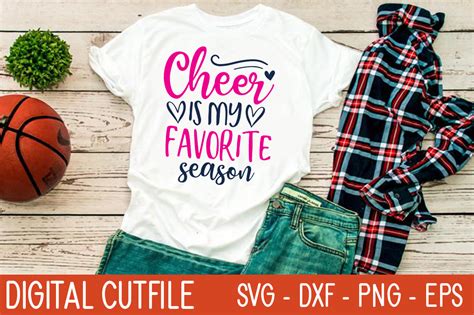 Cheer Is My Favorite Season SVG Graphic By Craftingstudio Creative