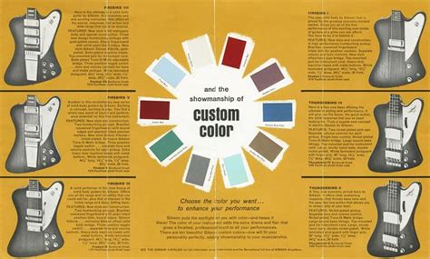 1966 Thunderbird Color Chart