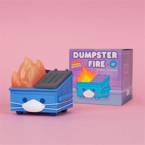 Dumpster Fire 2020 Special Edition Vinyl Figure 100 Soft