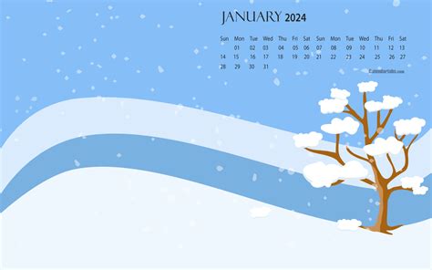 January 2024 Desktop Wallpaper Calendar - CalendarLabs