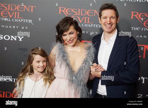 Los Angeles Usa Rd Jan Milla Jovovich Paul W S Anderson