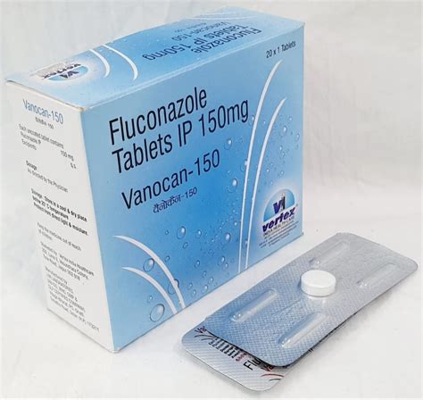 Fluconazole 150mg Tablets, Vertex India Healthcare, Prescription, Rs ...