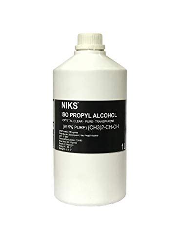 NIKS IPA ISO Propyl Alcohol 99 9 CH3 2 CH OH CAS 67 63 0 1 L