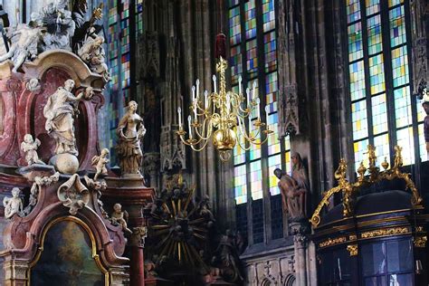 Stephansdom Interior Grandeur Photograph by David Broome - Fine Art America