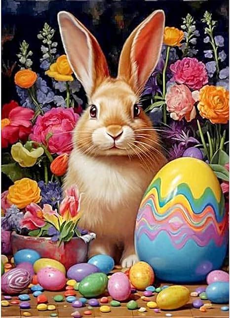 CEOVR Diamond Painting Kit Erwachsene Ostern Diamond Painting 30x40 Cm