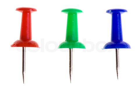 Push Pin Collection Stock Image Colourbox