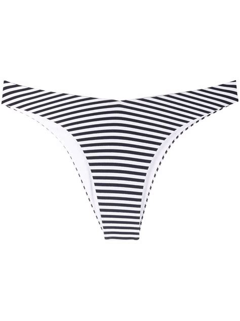 Antonella Rizza Capri Striped Bikini Bottos Editorialist