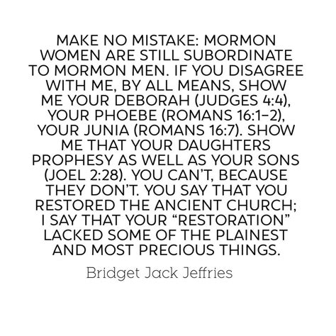 Make No Mistake Mormon Women Are Still Subordinate To Mormon Men R