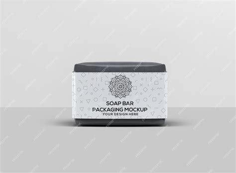 Premium Psd Soap Bar Paper Sleeve Mockup