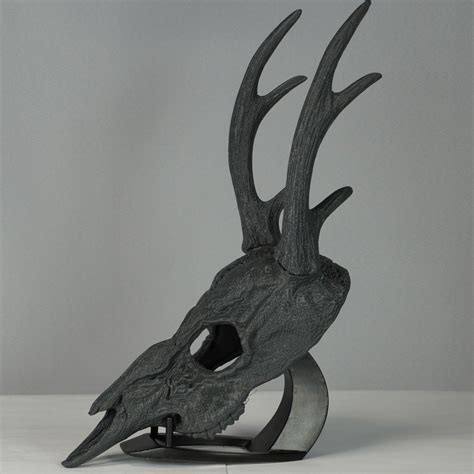 3d Printed Unpainted Deer Skull Mask 3d Planet Props