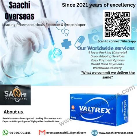 Valtrex 500 Mg Tablet At Best Price In Nagpur By Saachi Overseas ID