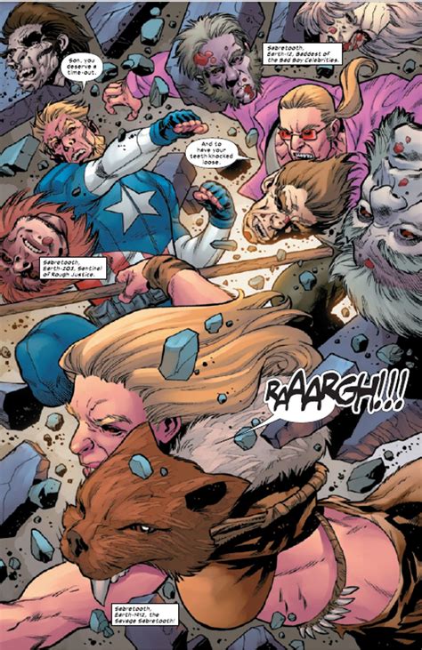 Sabretooth Captain America Launches Marvel S New Sabre Verse