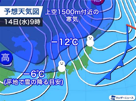 白ウサギ＠鳥取市 On Twitter Rt Wnijp ＜来週は雪と寒さに注意＞ 来週中頃の日本列島は強い冬型の気圧配置になります