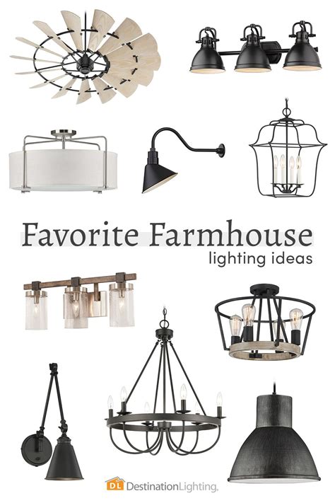 Favorite Farmhouse Lighting Ideas