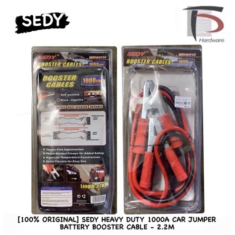 [100 Original] Sedy Heavy Duty 1000a Car Jumper Battery Booster Cable