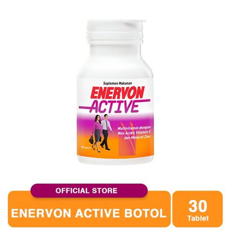 Jual Enervon Active Botol Tablet 30s Di Lapak Enervon Official Shop