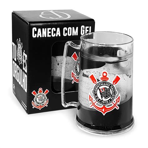 Caneca De Chopp Cerveja Gel Ml Corinthians Shopee Brasil