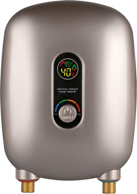 Futchoy Water Heater 220v 6500w Mini Electric Tankless Instant Hot Water Heater Aluminum Review