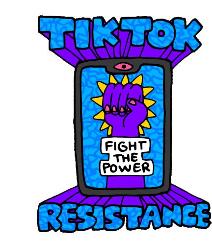 Tiktok Tik Tock Sticker - Tiktok Tik Tock Tiktok Resistance - Discover ...