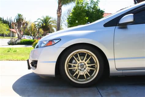 Honda Civic Custom Wheels Gold Raze R X Et Tire Size X R