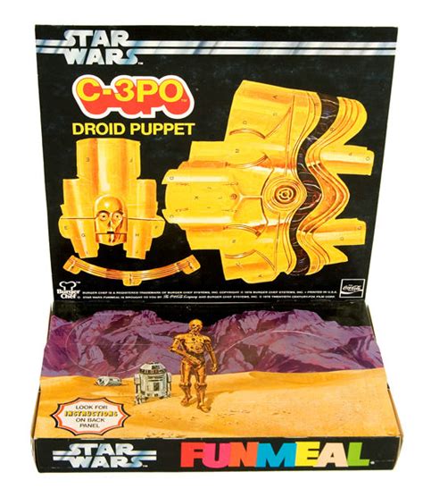 Hake's - "STAR WARS - BURGER CHEF FUNMEAL" CARTON/PUNCH-OUT SET.