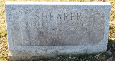 Sarah Minerva Hepler Shearer 1867 1927 Memorial Find A Grave