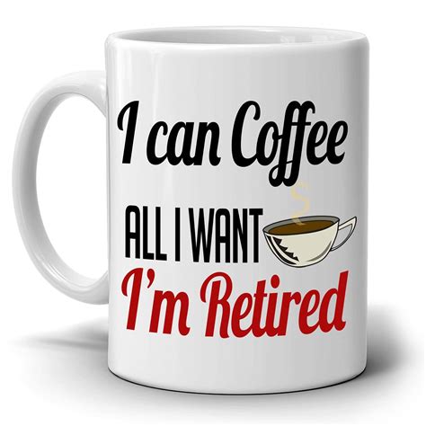 Buy Dubals Humorous Retirement Gifts Mug For Men Retirees I Can Coffee