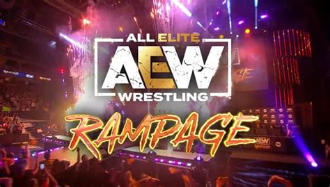 Spoilers From Aew Rampage Tapings Mania