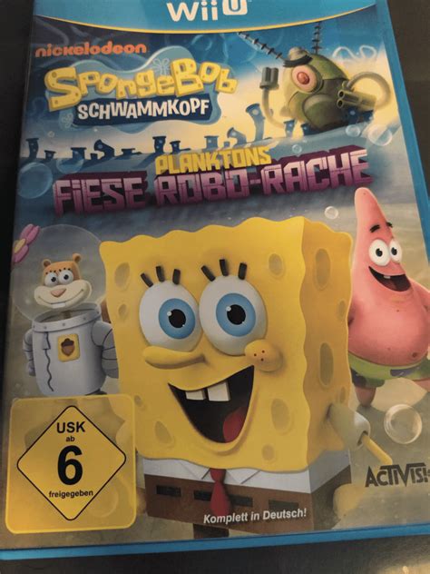 Buy Spongebob Schwammkopf Planktons Fiese Robo Rache For Wiiu Retroplace