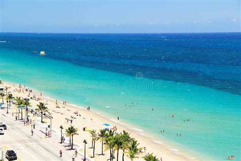 Aerial View Of Fort Lauderdale Beach In Fort Lauderdale, Florida USA ...