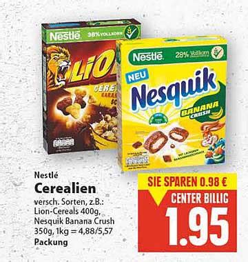 Nestl Cerealien Angebot Bei E Center Prospekte De