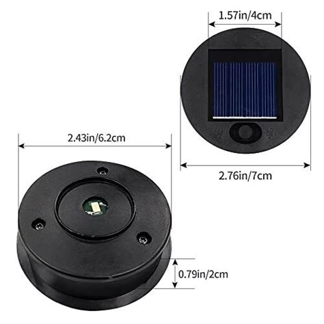 4pcs 7cm 2 76 Replacement Solar Light Parts Waterproof 7CM 2 76 INCH