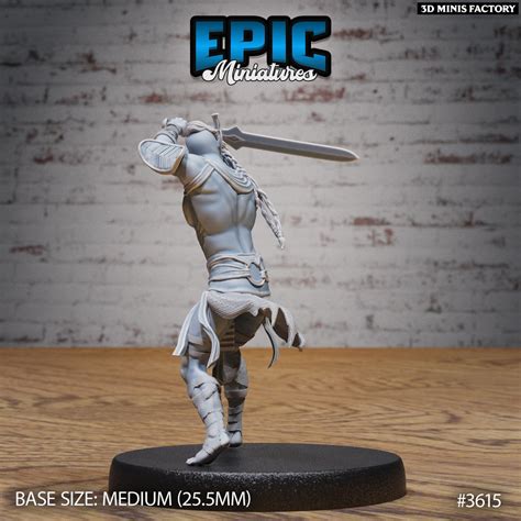 Cave Elf Barbarian Sword Pour La Faction Ice Age Madness De Epic