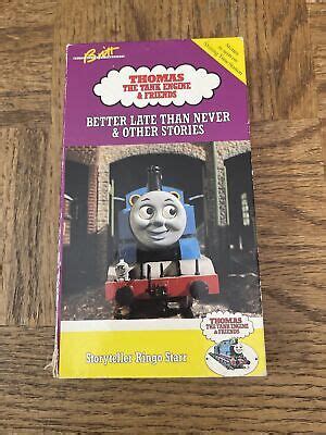 Thomas And Friends Better Late Than Never Vhs Ebay