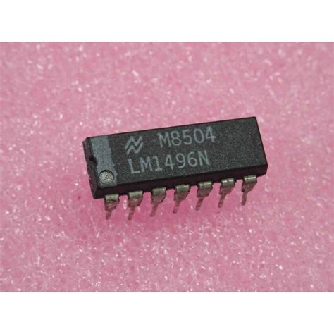 Ci Lm 1496 N ~ Ic Lm1496n ~ Balanced Modulator Demodulator ~ Dip 14 Ns Pla036