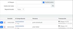 Consultar Cheques Postfechados Portal De Clientes Siigo Software