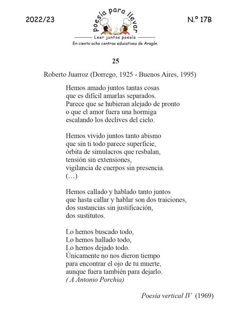 Poesía nº17 BIBLIOTECA IES ILLUECA