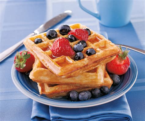 Waffles Con Frutos Rojos El Horno De Lucas