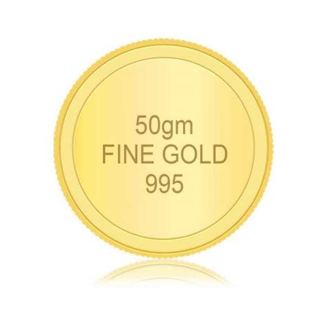 GOLD COIN BY MMTC (50gm) 24 CARAT – Welcome to Rani Alankar