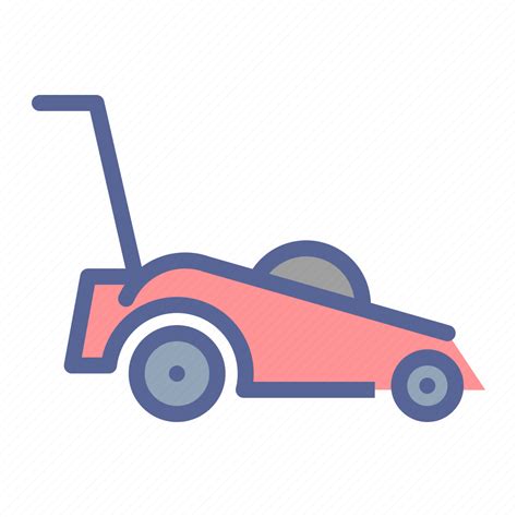 Garden Grass Lawn Mower Icon Download On Iconfinder