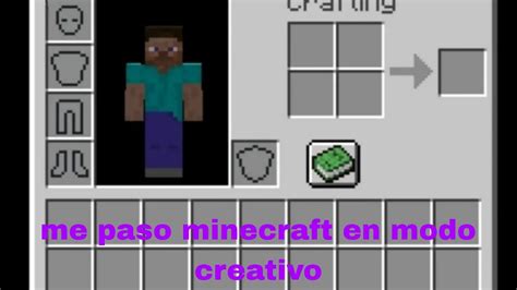 Me Paso Minecraft En Modo Creativo YouTube