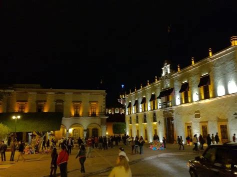 Queretaro Mexico Plaza De Armasone Of The Main Plazas Queretaro