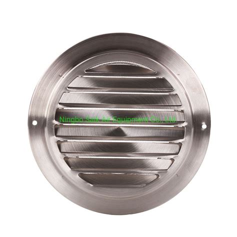 Ventilation Wall Mounted Stainless Steel 304 Round Diffuser Outlet