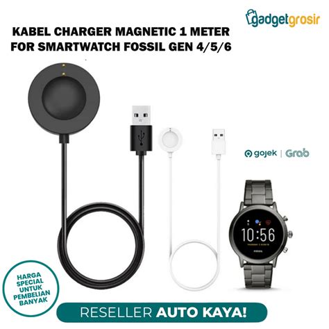 Jual Kabel Charger Magnetic Smartwatch Fossil Gen Charging Q E