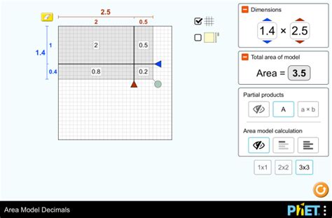 ‪Area Model Decimals‬