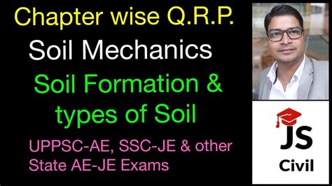 Soil Mechanics 01 Soil Formation Types Of Soil Chapter Wise