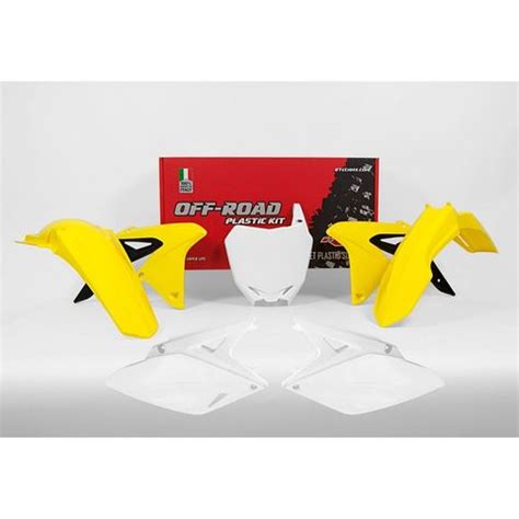 PLASTICS KIT RTECH 5 PIECE OEM COLOURS SUZUKI RMZ250 10 18