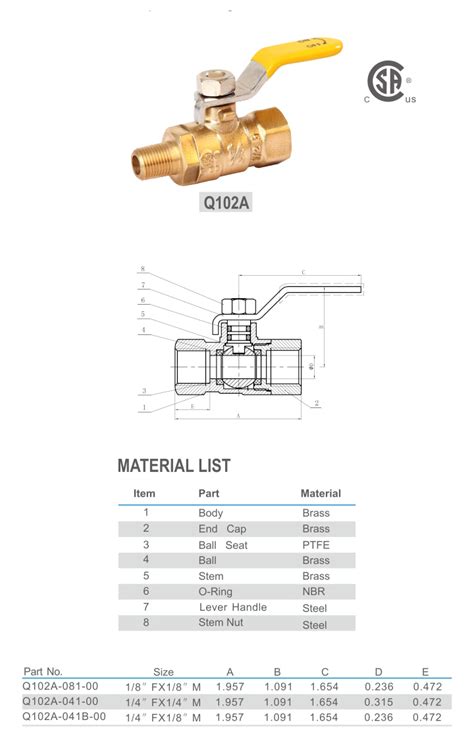 Brass Mini Ball Valve FIP X MIP Huaping Intelligent Control Technology