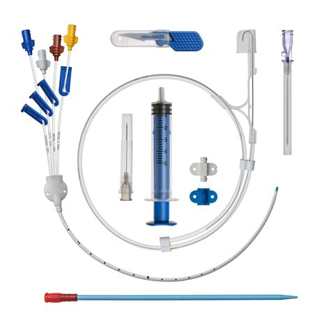 Medical Surgical Instruments Central Venous Catheter Cvc Kit With Pvc