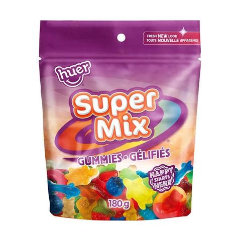 Huer Super Mix Gummies Hard And Gummy Candy Candy Free Delivery No